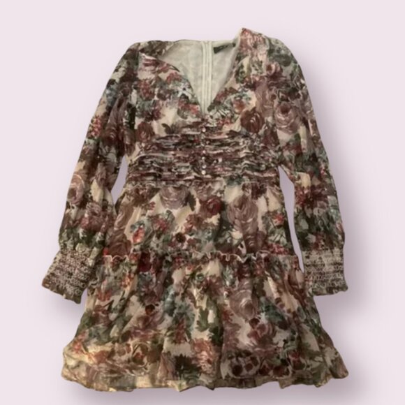 o.p.t Dresses & Skirts - ⭐️ Ruffle Peasant V Neck Hipster Wedding Formal Classy Party Hippie Glam Dress